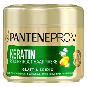  ماسك الشعر بانتين بالكيراتين لإعادة بناء الشعر إنسيابي وحريري - 300 مل 