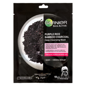 قناع الوجه سكن اكتف جارنييه بخلاصه الارز البنفسجي