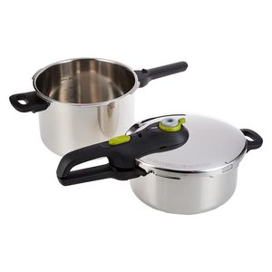  طقم قدر ضغط تيفال - P2544342 - ستانلس ستيل 