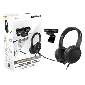  كاميرا ويب FHD افرميديا مع ميكروفون & سماعة - BO317 