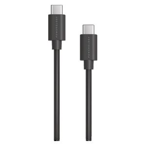 Powerology PCCPD2BK - Cable USB-C To USB-C - 2 m