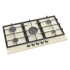 طباخ داخلي غازي دنكا - BH90-BL043CR - كريمي - 5 مشاعل