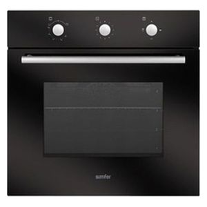 فرن داخلي غازي سمفر- 64لتر - B6002FGRB - اسود