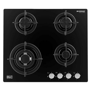 طباخ داخلي دي ال سي غازي - 4 مشاعل - G460CBB - اسود زجاجي