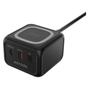  شاحن وايرليس بورودو - PD-FWCH005-BK اسود 