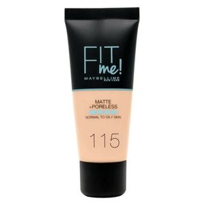  Maybelline Fit Me Matte & Poreless Foundation, 115 - Ivory 