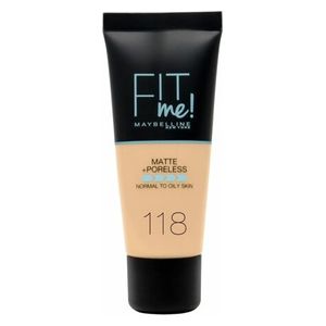  Maybelline Fit Me Matte & Poreless Foundation, 118 - Nude 