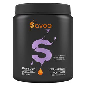  Savoo Plex Grain Germ Oil, Lavender Oil & Vitamin E Damaged Hair Mask, 1000ml 