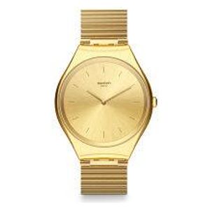  Swatch Watch SYXG100GG For Unisex - Analog Display, Stainless Steel Band - Gold 
