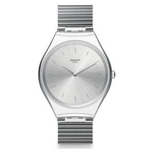  Swatch Watch SYXS103GG For Unisex - Analog Display, Stainless Steel Band - Gray 