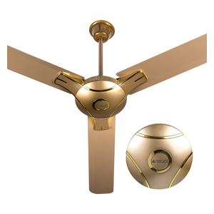 مروحة نوال سقفية 3 قطع - FAN-328-04 - ذهبي