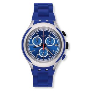  Swatch Watch YYS4017AG For Unisex - Analog Display, Aluminium Band - Blue 