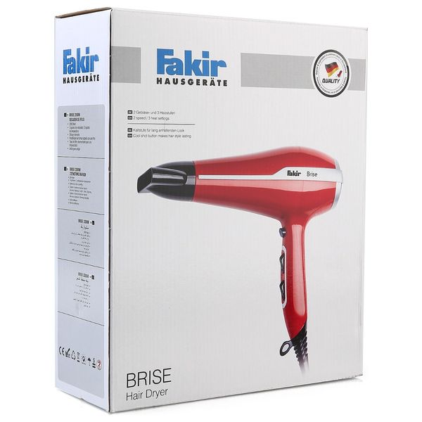مجفف شعر فكير - Brise - احمر