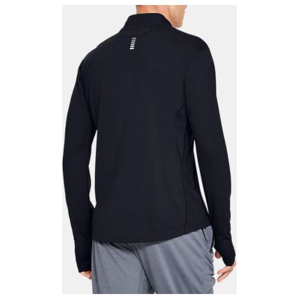  بلوزة اندر ارمر للرجال - اسود 