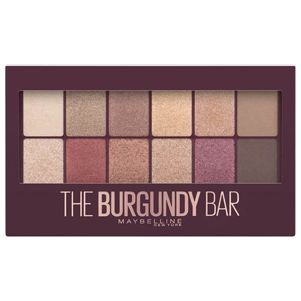  Maybelline The Burgundy Bar Eyeshadow Palette Multicolour 