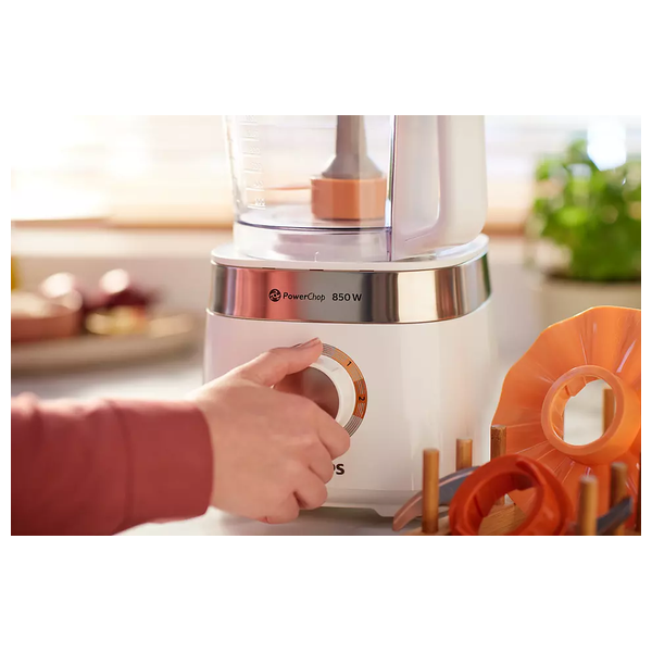 محضرة طعام فيليبس - HR7520/01 - ابيض