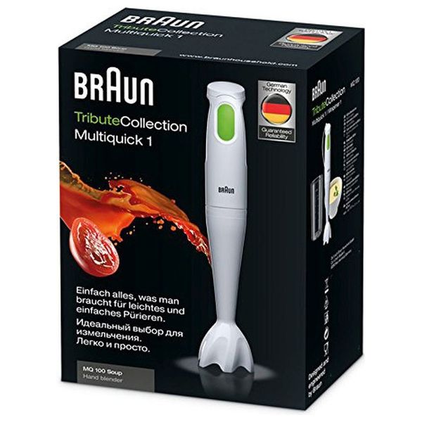 خلاط يدوي براون - MQ100 - 450 واط - ابيض