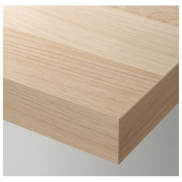  رف حائط ايكيا, 110X26 سم - بني 