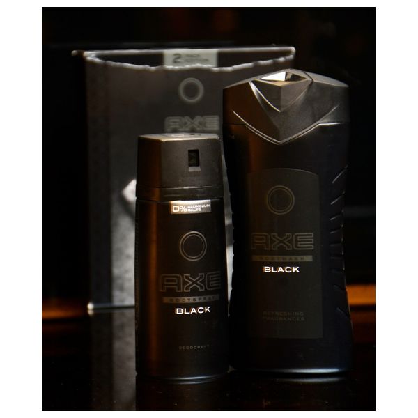  Axe Black Set by Axe for Men - Deodorant Body Spray, 150ml 