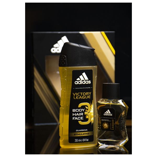  Victoria League Set by Adidas for Men - Eau de Toilette, 250ml 