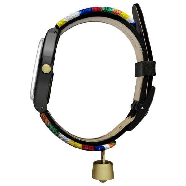  Swatch Watch GB285 For Women - Analog Display, Leather Band - Black 