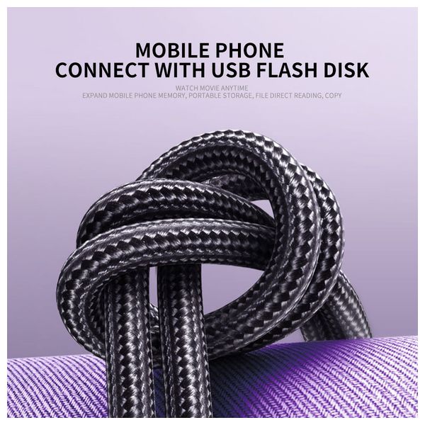  Calk Micro XC037 - Micro USB Cable - 1 m 