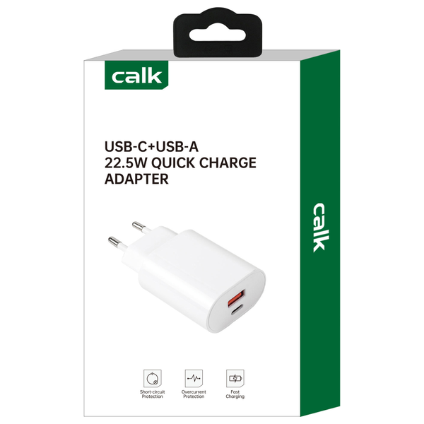  شاحن كالك - CS016 - ابيض 