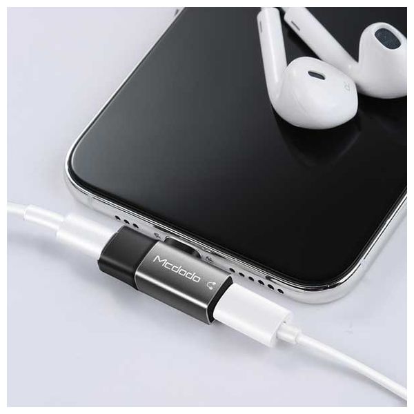  Mcdodo CA-6180 Micro USB To IPhone - Adapter - Black 