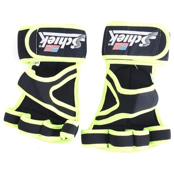  زوج قفازات رفع اثقال شيك - اصفر 