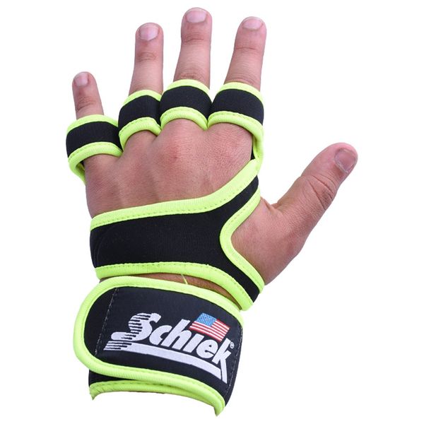  زوج قفازات رفع اثقال شيك - اصفر 