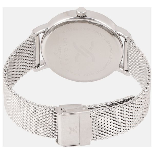  Daniel Klein Watch DK11858-2 For Men - Analog Display, Stainless Steel Band - Silver 