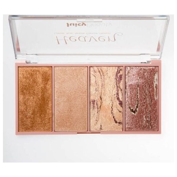 Juicy Beauty Heaven Highlighter Palette, Multicolor 