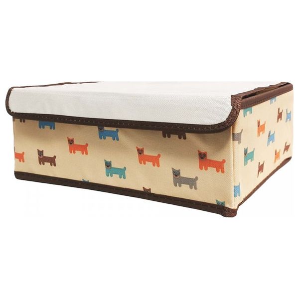  صندوق قماش للتخزين - 31.5x26x12 سم 