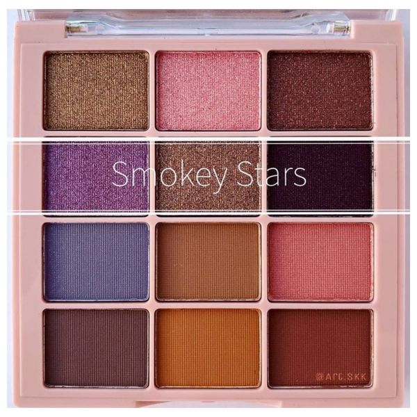  Juicy Beauty Smokey Stars Eyeshadow Palette, Multicolor 