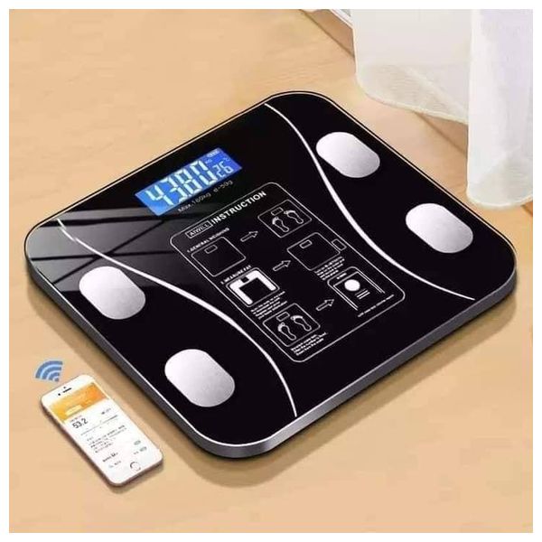  Smart Electronic Personal Scale - Black 