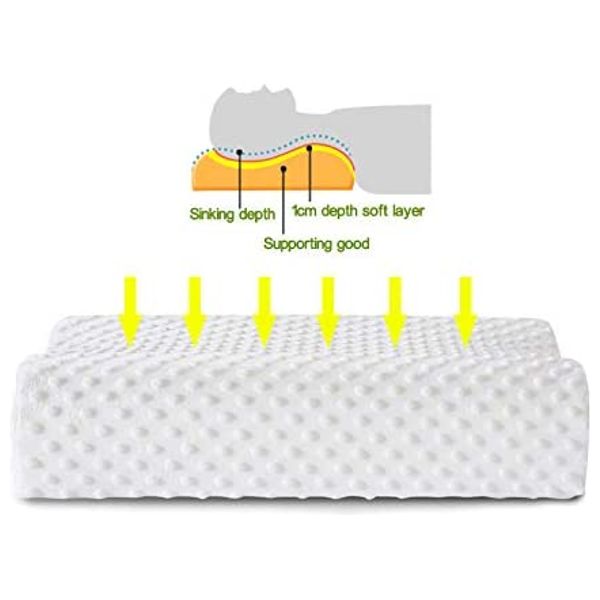  Memory Foam Pillow - White 