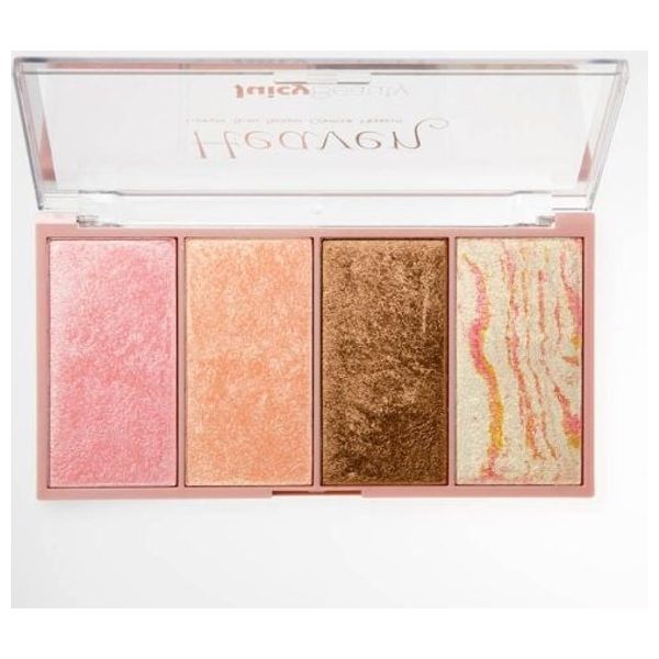  Juicy Beauty Heaven Highlighter Palette, Multicolor 