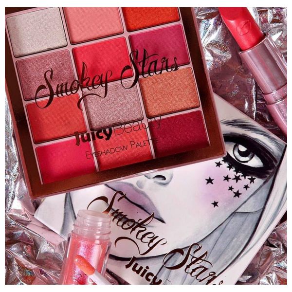  Juicy Beauty Smokey Stars Eyeshadow Palette, Multicolor 