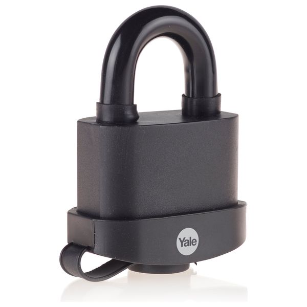  Yale Y220B - Hardened Weatherproof Padlock - Black 