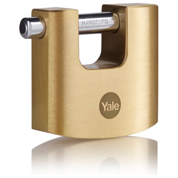  Yale Y114B - Hardened Brass Padlock - Gold 