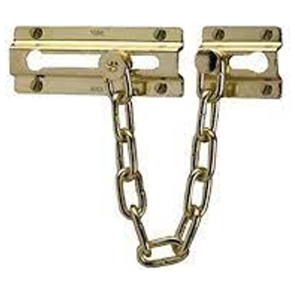  Yale YP1037-PB - Chain Door Lock - Gold 