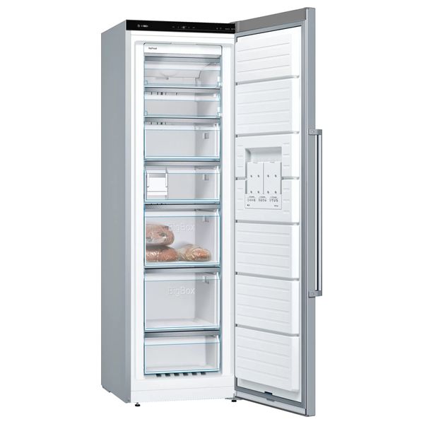 مجمدة عامودية بوش - 9 قدم - GSN36AI31U - سلفر