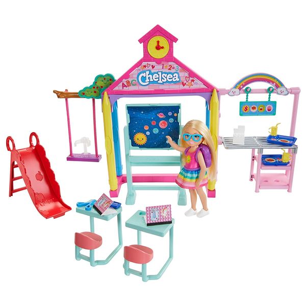  Mattel Barbie Club Chelsea School Doll Playset 