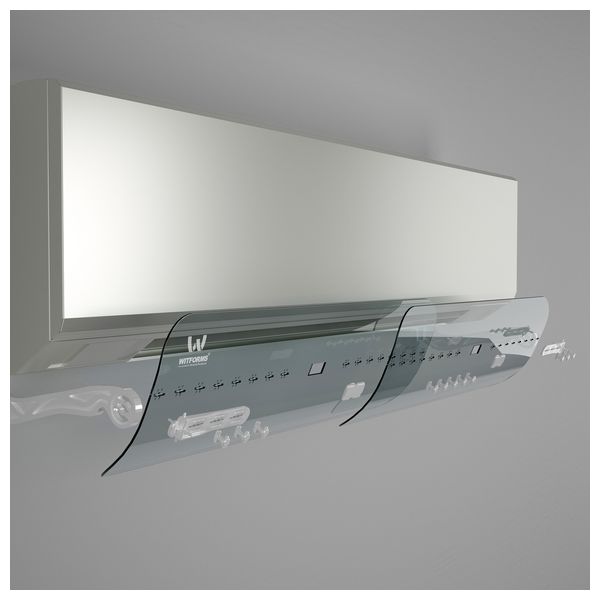  عاكس هواء مكيف التبريد بلاستيك كلاسيك ويتفورمز - 4943 - شفاف 