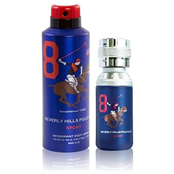 مجموعه نمبر 8 من بيفرلي هيلز بولو كلب للرجال - او دي تواليت, 50 مل 