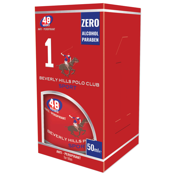  نمبر 1 من بيفرلي هيلز بولو كلب للرجال - رول مضاد للتعرق, 50 مل 