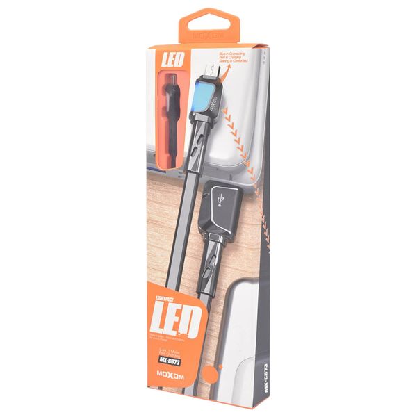  كيبل موكسوم مايكرو يو اس بي - MX-CB73 - 1 متر - اسود 