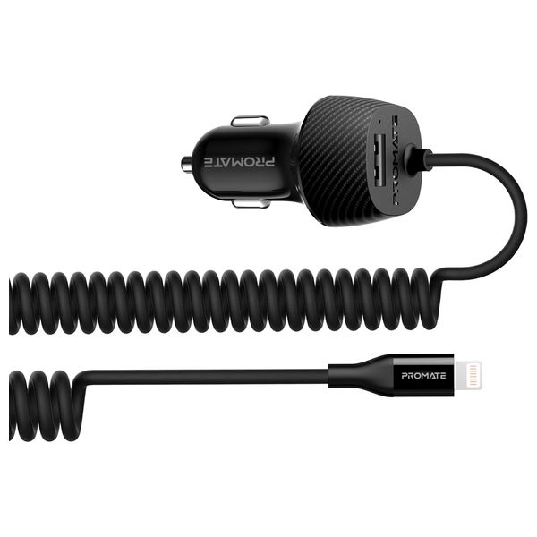  شاحن سيارة بروميت - VolTrip-i - اسود 