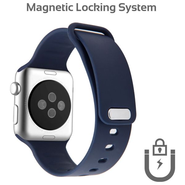  Promate Rarity-42ML Watch Band - Dark Blue 