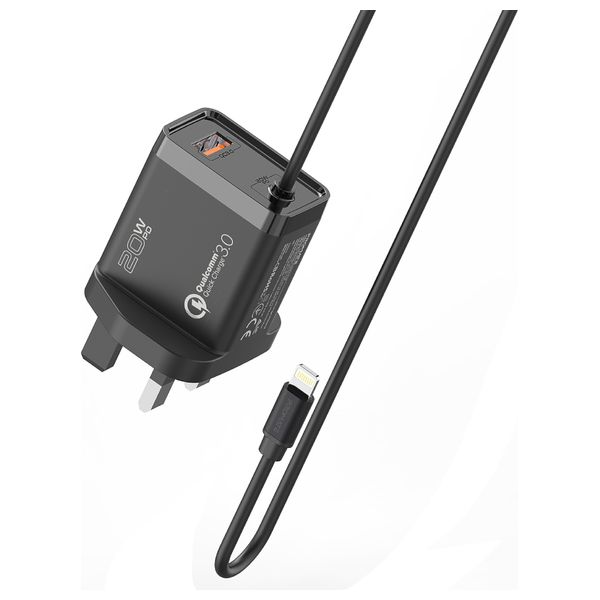  Promate iCharge-PDQC3 - Charger - Black 